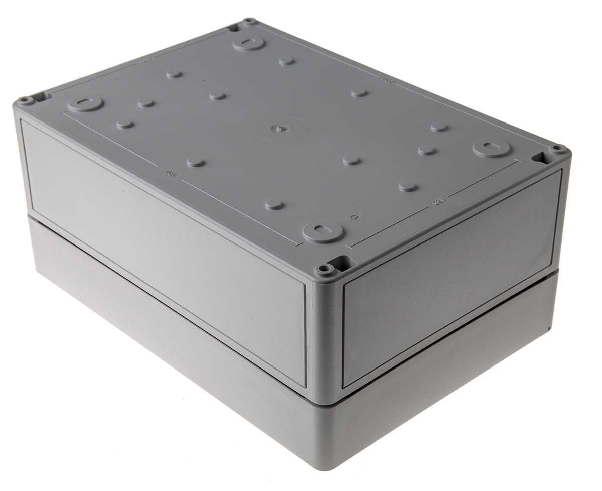 12090801 Spelsberg TK Series Grey Polycarbonate Enclosure, IP66, IK08 111 mm, 254 mm, 180 mm
