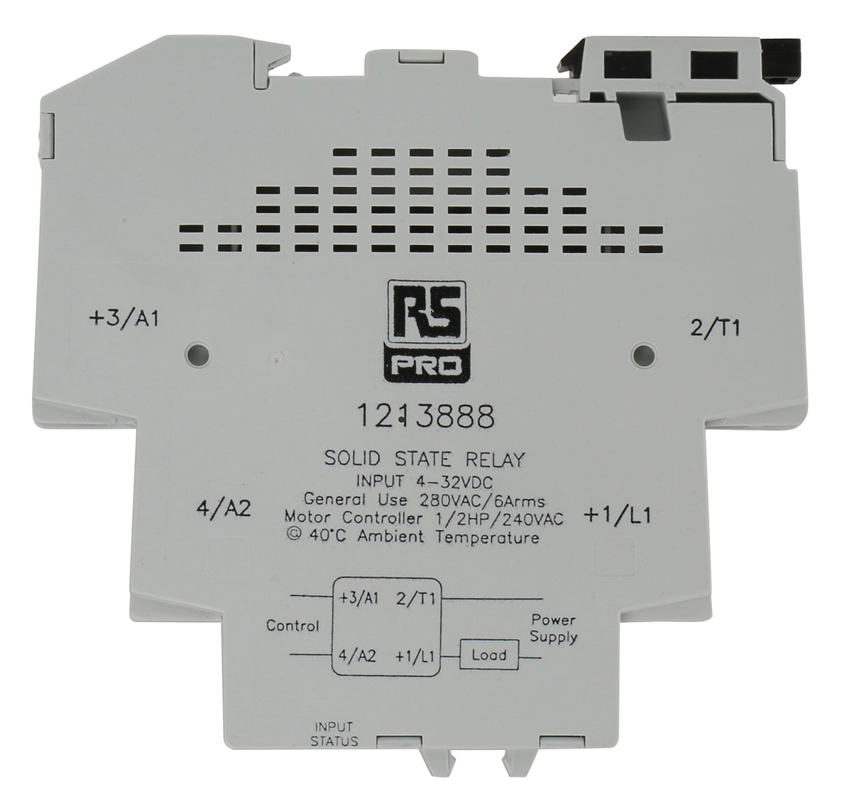 121-3888 RS PRO 11 Solid State Interface Relay, Control:32V dc DIN Rail Screw