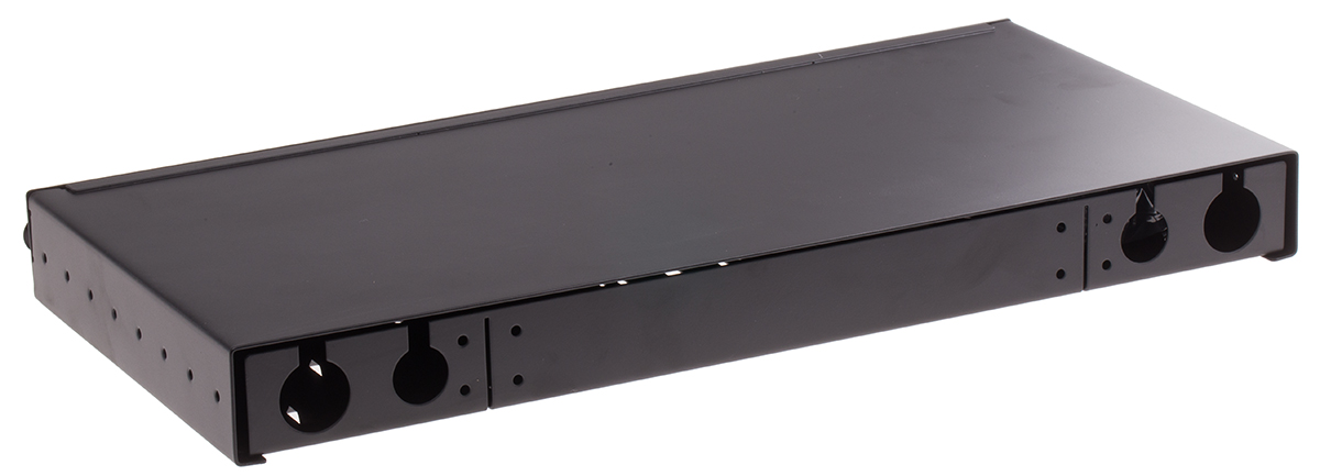 121-3966 RS PRO 24 Port SC, Duplex Fibre Optic Patch Panel With 12 Ports Populated, 1 U 44 mm