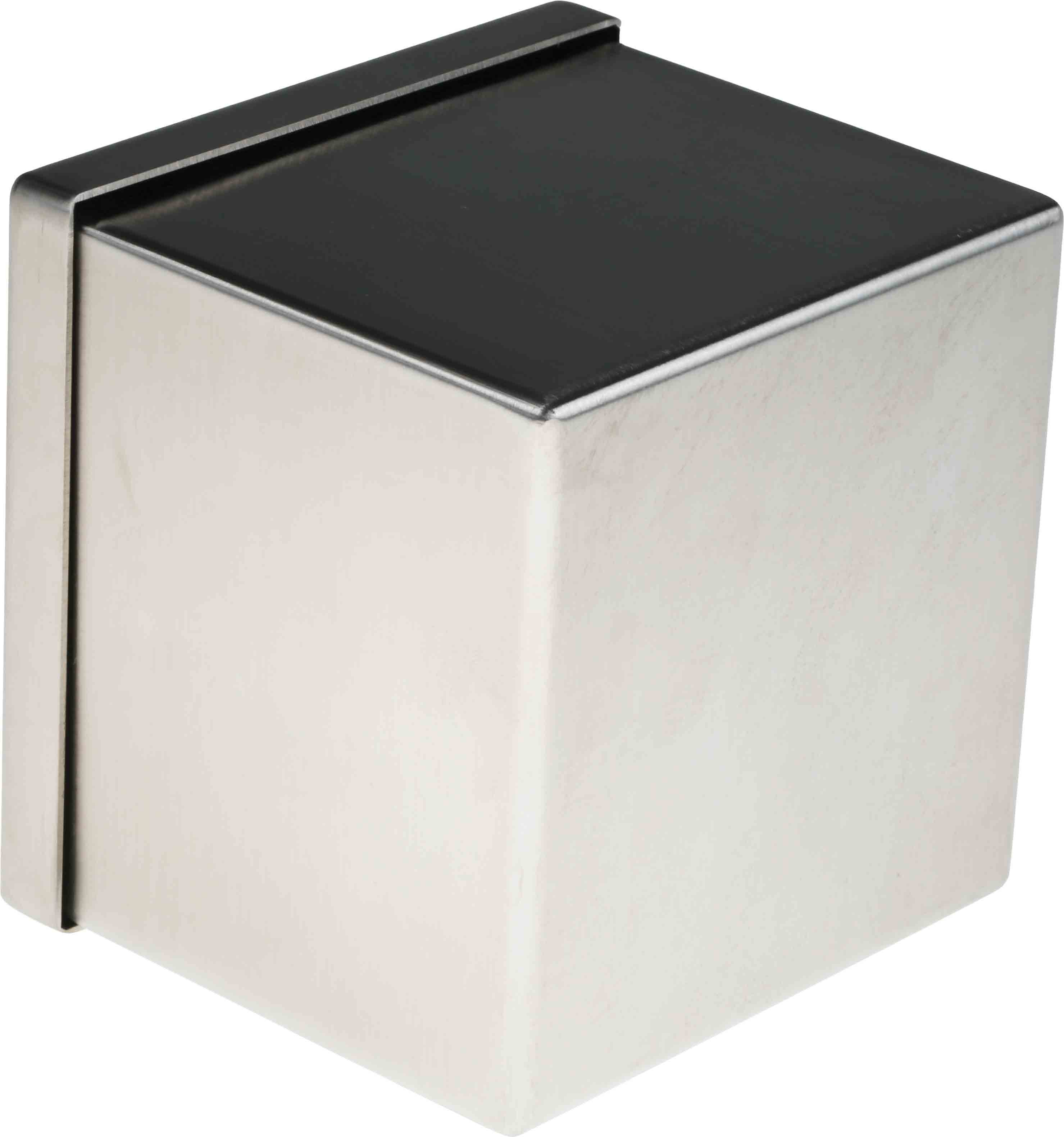 121-9693 RS PRO 304 Stainless Steel Satin Adaptable Enclosure Box 100mm x 100 mm x 85 mm