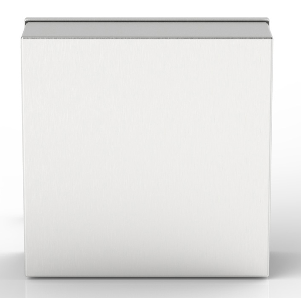 121-9698 RS PRO 304 Stainless Steel Satin Adaptable Enclosure Box 220mm x 220 mm x 85 mm