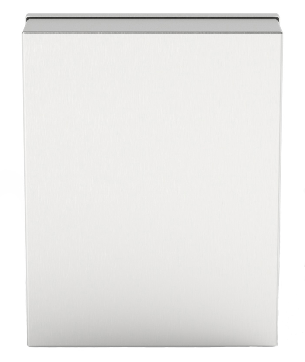 121-9699 RS PRO 304 Stainless Steel Satin Adaptable Enclosure Box 220mm x 280 mm x 85 mm