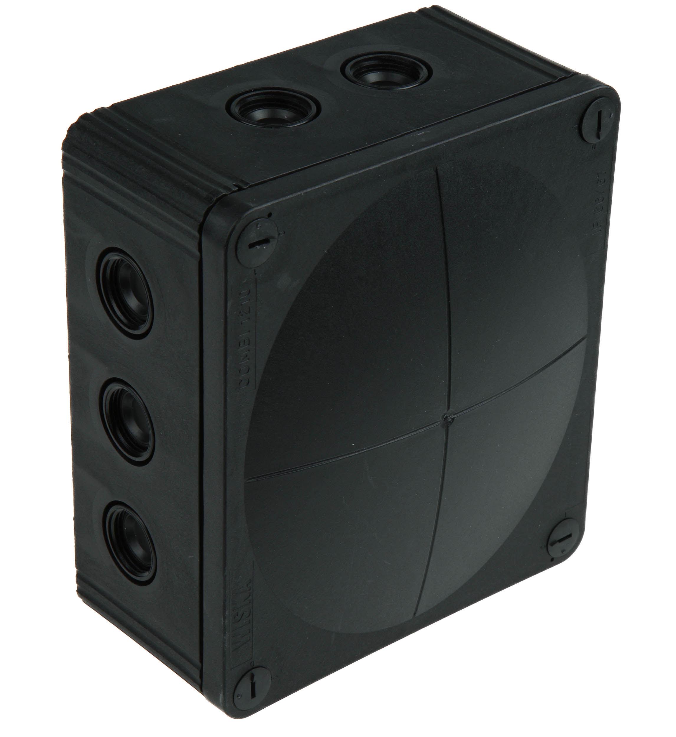 WISKA COMBI Series Black Polypropylene Junction Box, IP66, IP67, 4 Terminals, 160 mm, 140mm 81 mm
