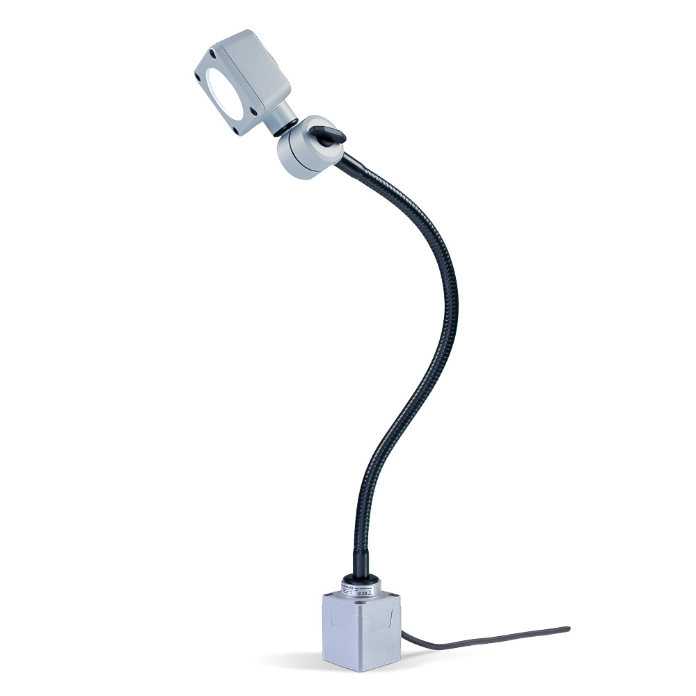 LED2WORK CENALED LED Machine Light, 9 W, 100V ac, 305 V ac, Flexible, IP65, 500 mm Arm Length, 3 m, 500 mm