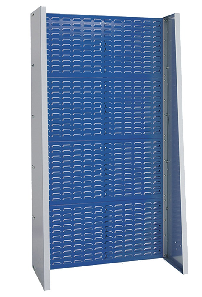 Bott Steel Louvre Panel Storage Unit, 452 mm x 1015 mm x 1835 mm, Gentian Blue