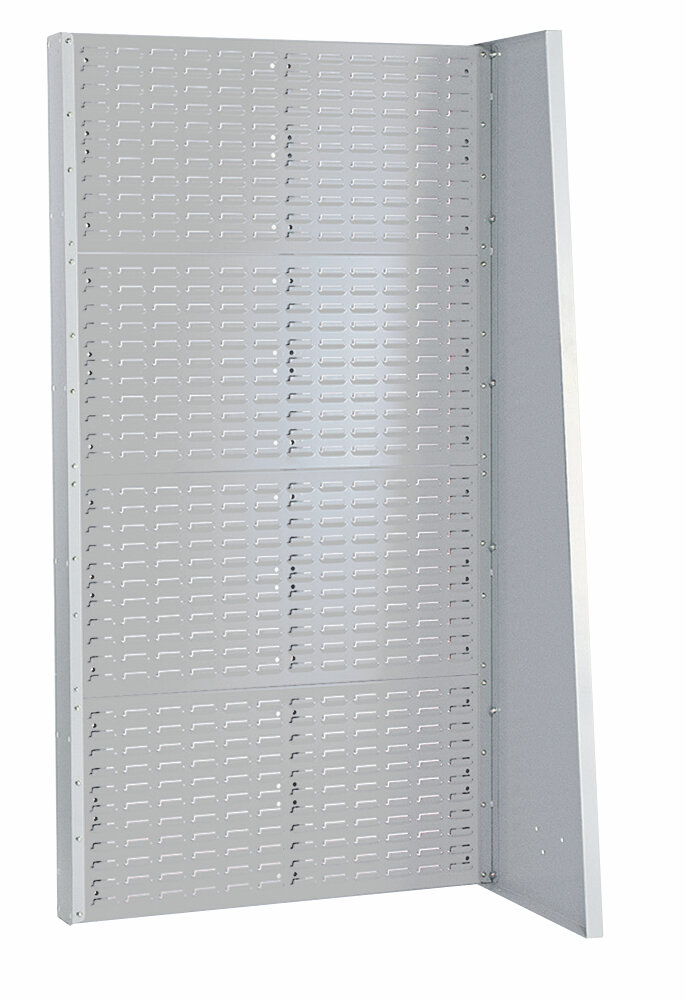 Bott Steel Louvre Panel Storage Unit, 905 mm x 1015 mm x 1835 mm, Light Grey