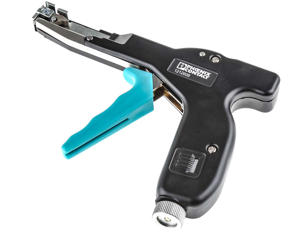 1212609 Phoenix Contact UNIFOX-CT Cable Tie Gun, 2.2 to 4.8 mm Capacity