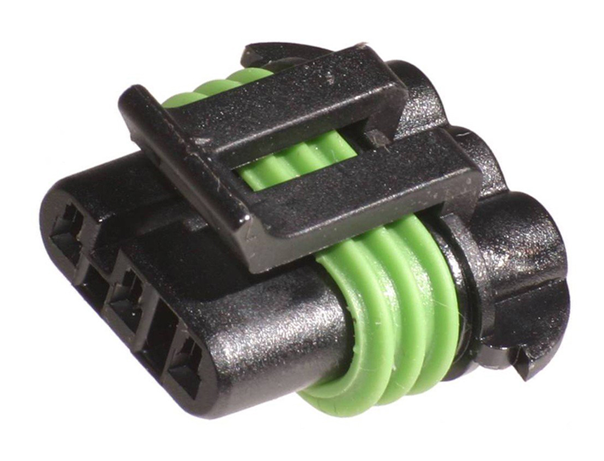 Delphi, Metri-Pack 150 Automotive Connector Female Black Cable 3 Way Crimp Termination 12131792
