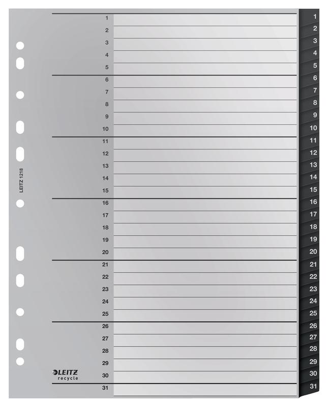 Leitz Black A4 Ring Binder Divider