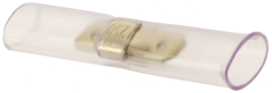 TE Connectivity Male to Male Spade Connector, Adapter, 6.35 x 0.81mm Tab Size