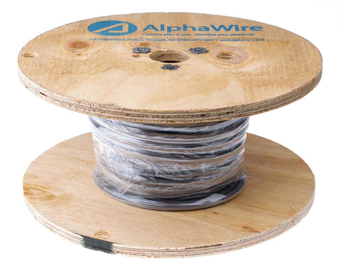 121912c-sl005 Alpha Wire Alpha Essentials Communication & Control Control Cable, 12 Cores, 0.23mm² 24 AWG, Screened, 30 m, Grey