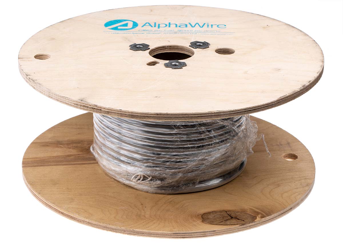121915c-sl005 Alpha Wire Alpha Essentials Communication & Control Control Cable, 15 Cores, 0.23mm² 24 AWG, Screened, 30 m, Grey