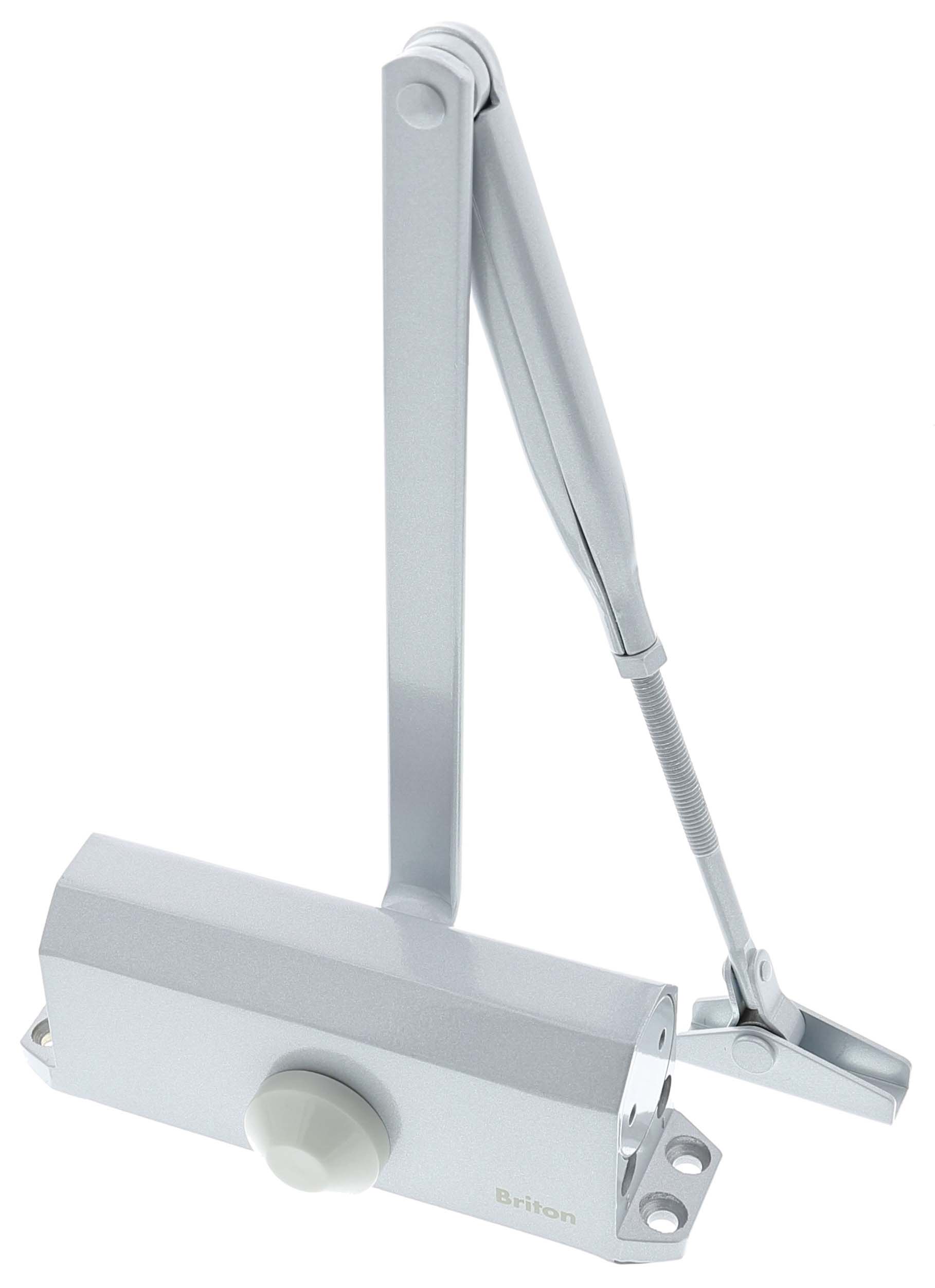 Briton Silver Door Closer Fire Door Compatibility