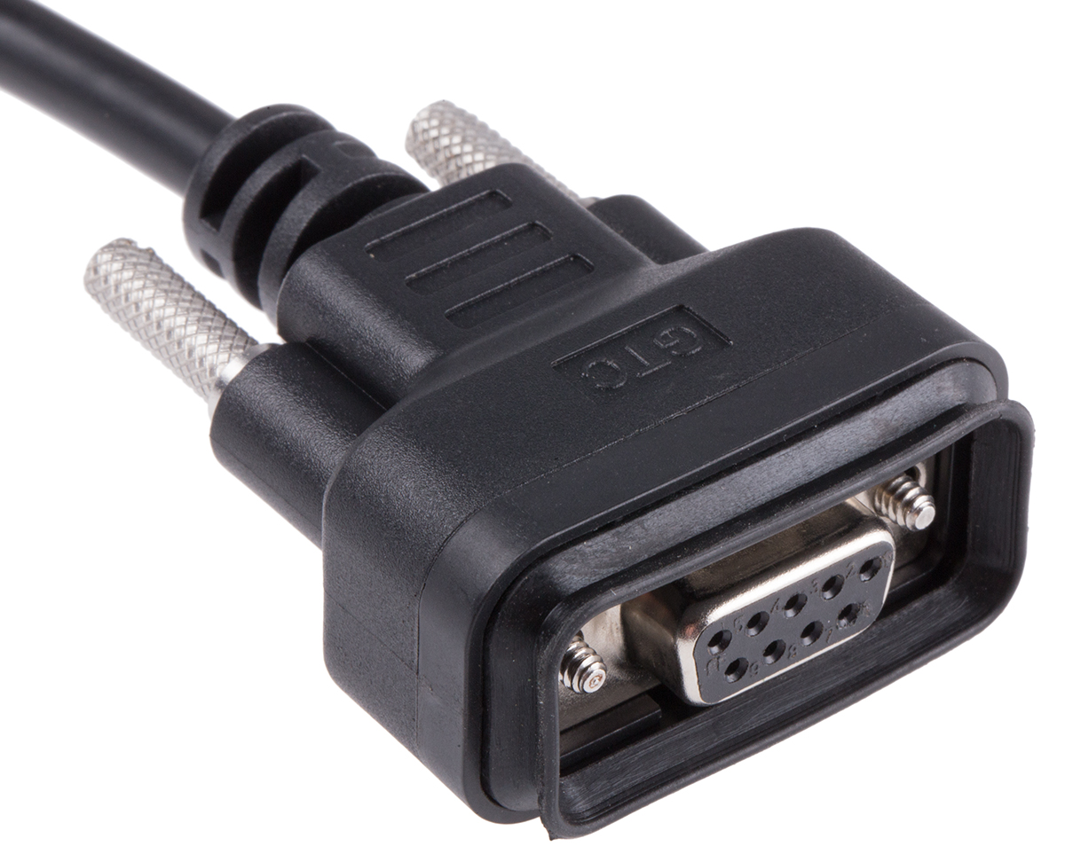 RS PRO Female D-Sub 9-Pin to Female Unterminated Serial Cable, 2 m Polyvinyl Chloride, GTC Sealed Series