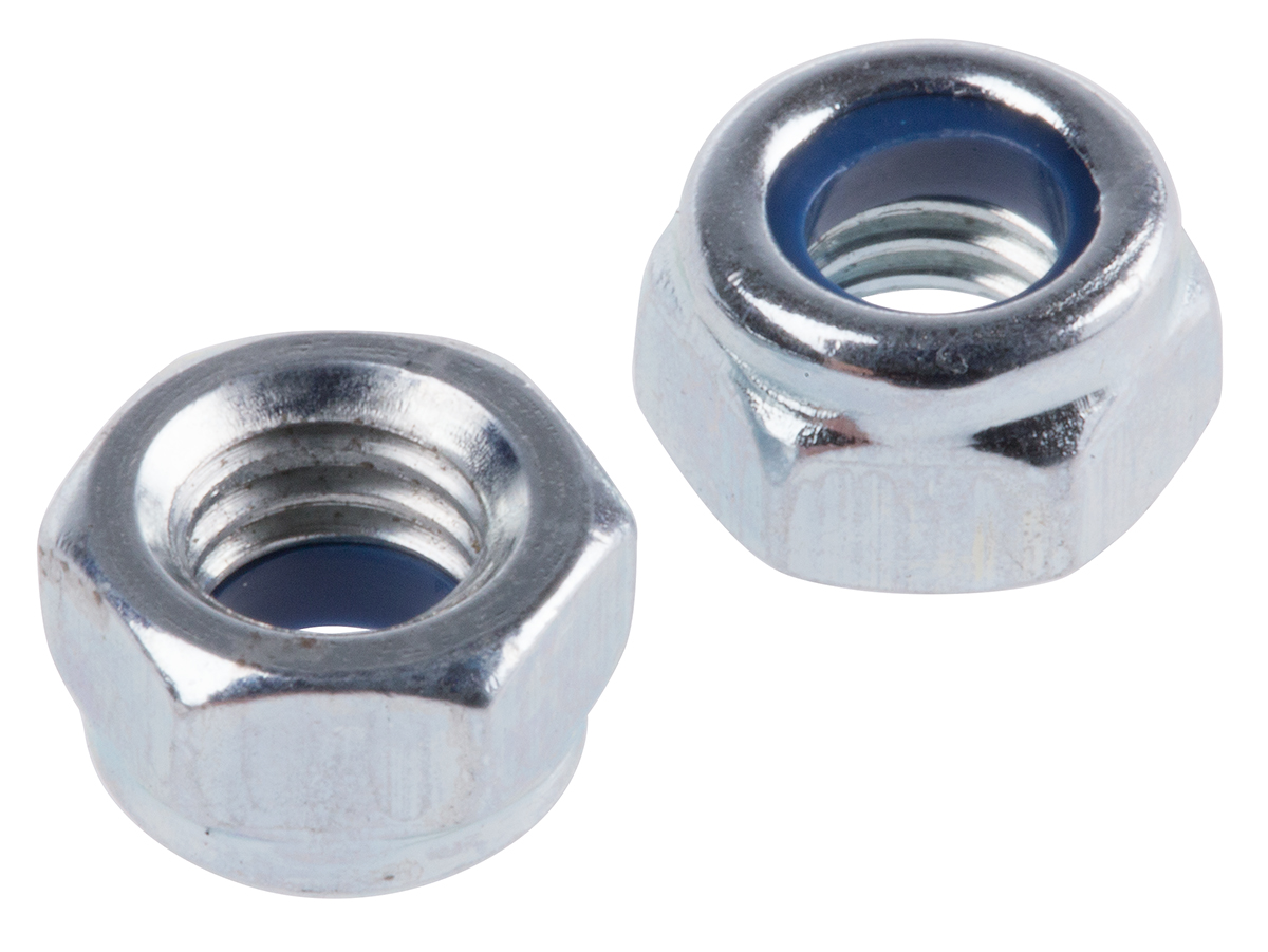 RS PRO, Bright Zinc Steel Locknut, DIN 985, M5