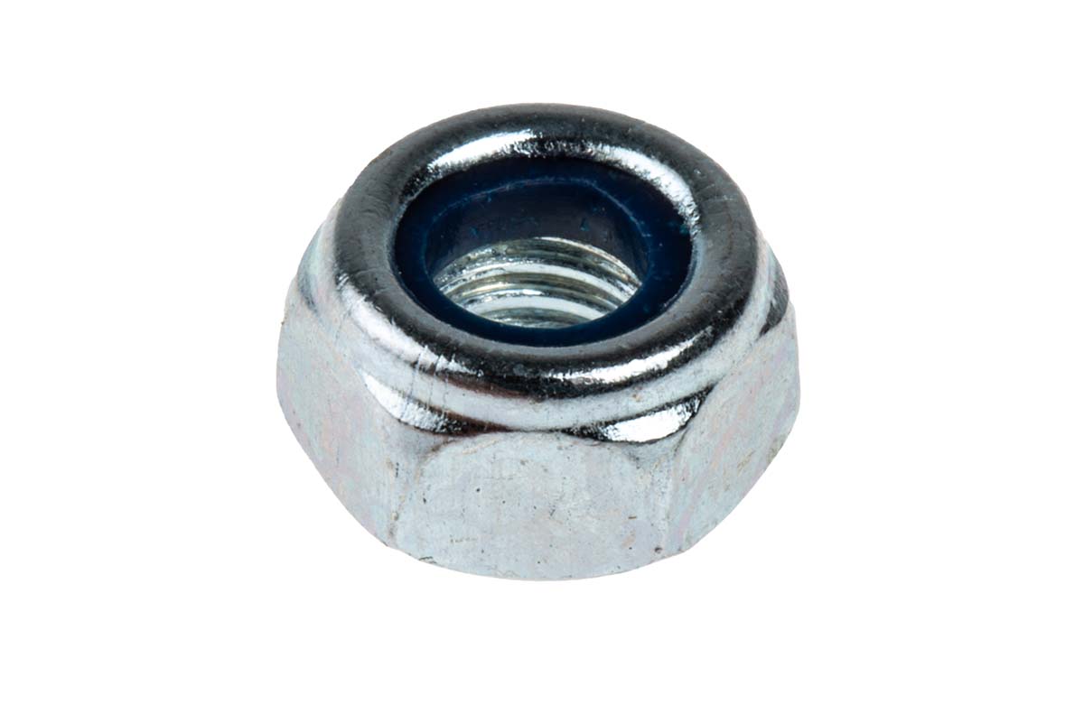 RS PRO, Bright Zinc Steel Locknut, DIN 985, M6