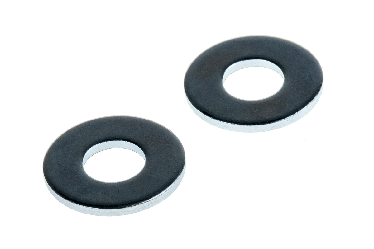 RS PRO Steel Bright Zinc Washers, M5, BS 4320