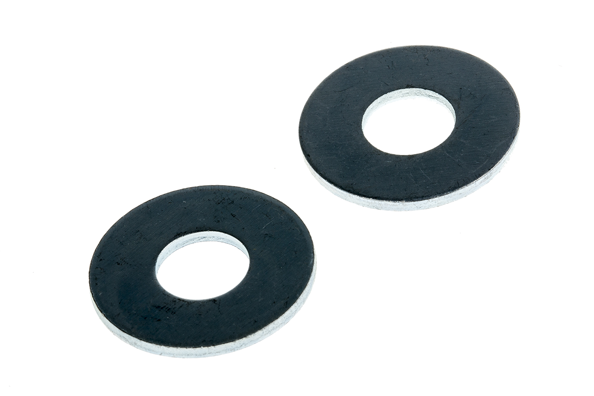 RS PRO Steel Bright Zinc Washers, M8, BS 4320C