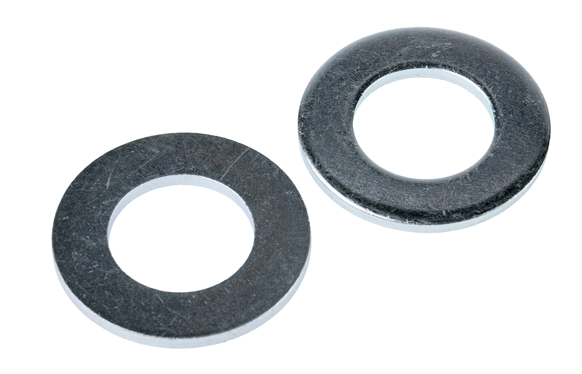 RS PRO Steel Bright Zinc Washers, M20, BS 4320