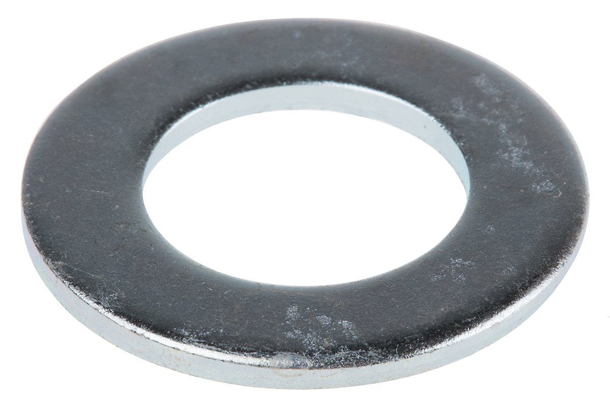 RS PRO Steel Bright Zinc Washers, M16, BS 4320