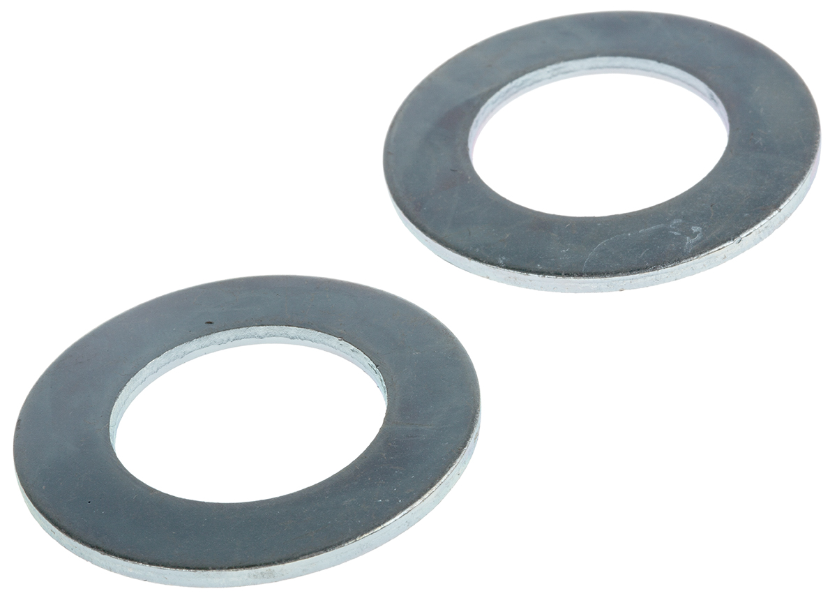 RS PRO Steel Bright Zinc Washers, M20, BS 4320
