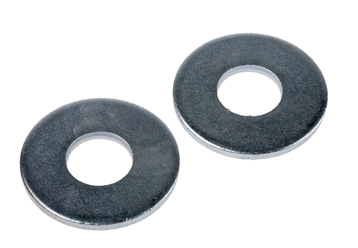 RS PRO Steel Bright Zinc Washers, M12, BS 4320G