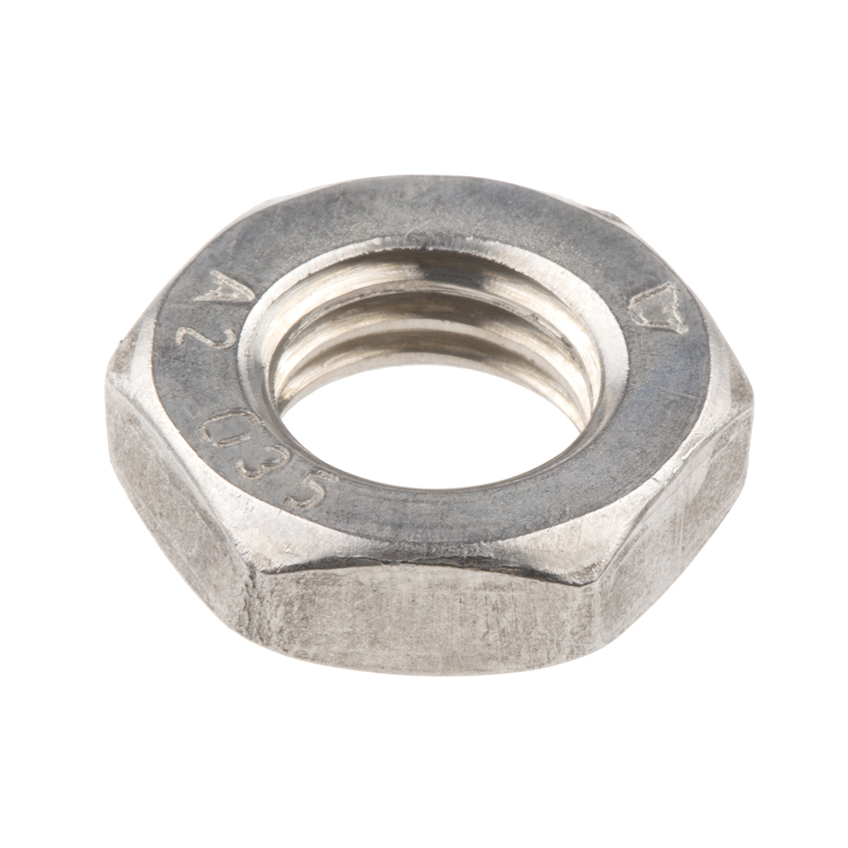 RS PRO, Plain Stainless Steel Hex Nut, DIN 439B
