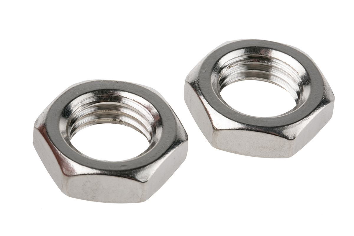 RS PRO, Plain Stainless Steel Hex Nut, DIN 439B