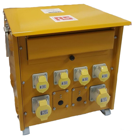 RS PRO 3 Site Transformer 10 kVA, 400 V Primary, 110 V (55V-0V-55V) Secondary, 32 A O/P