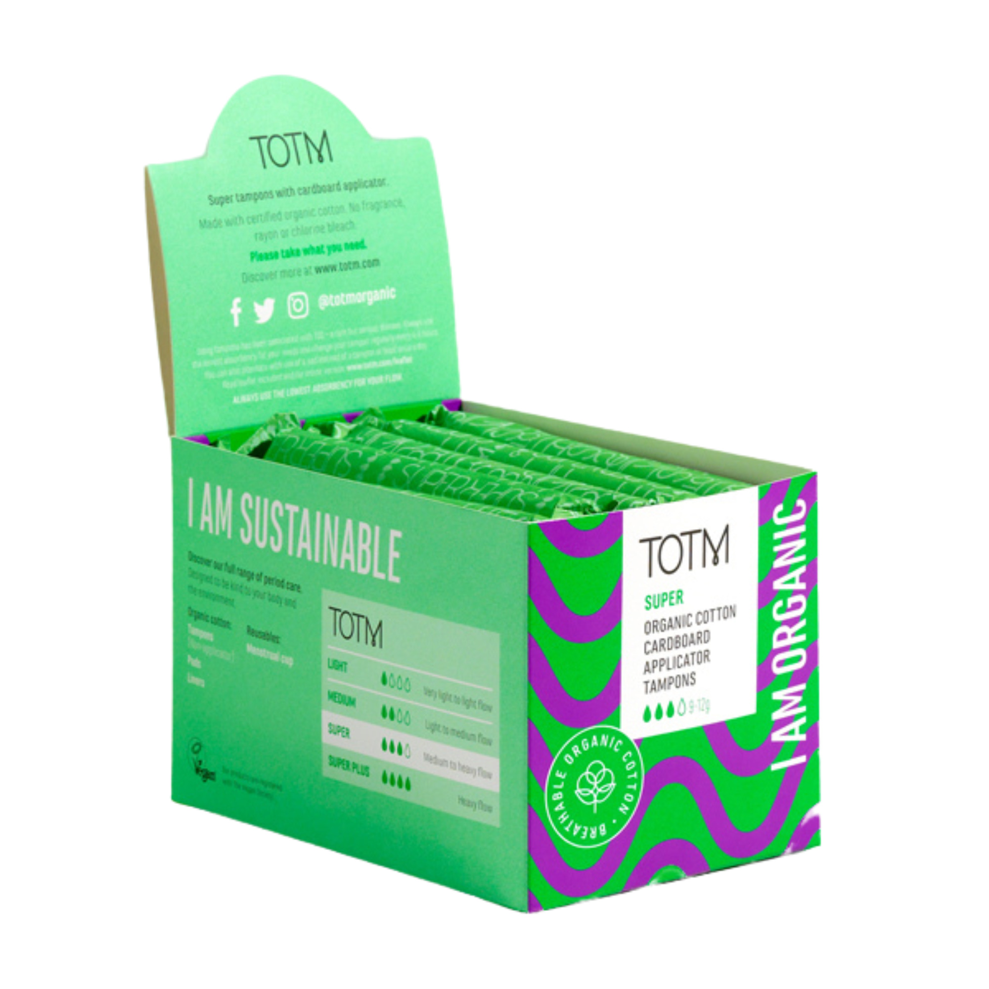 TOTM LIMITED  1228  Super Tampons, Pack of 30
