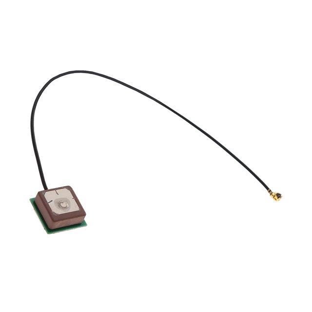 Adam Tech ANT-190751B93, Adhesive RF Antenna Ceramic Patch, Cable - 150mm