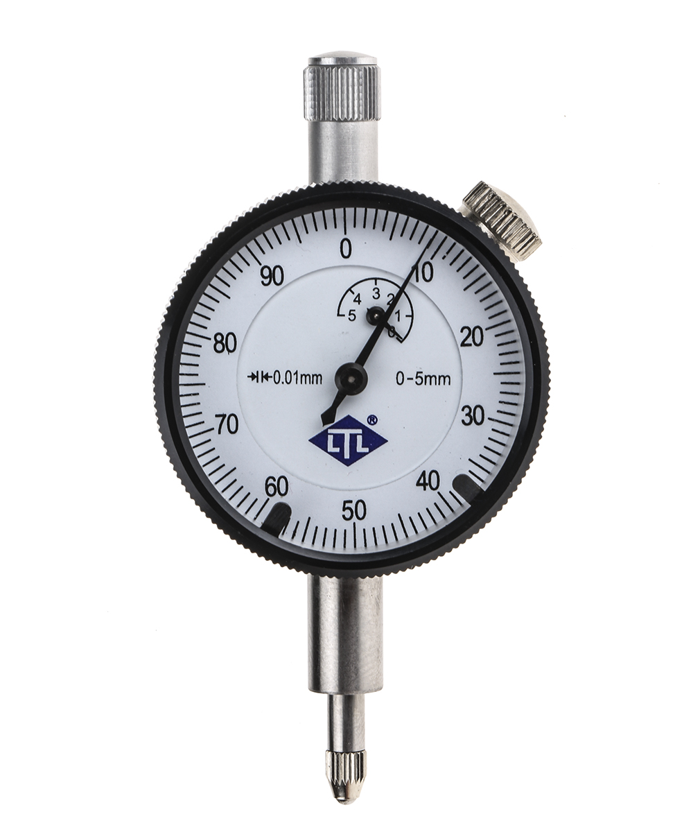 RS PRO Metric Dial Indicator 5 mm Max. Measurement, 0.005 mm Accuracy