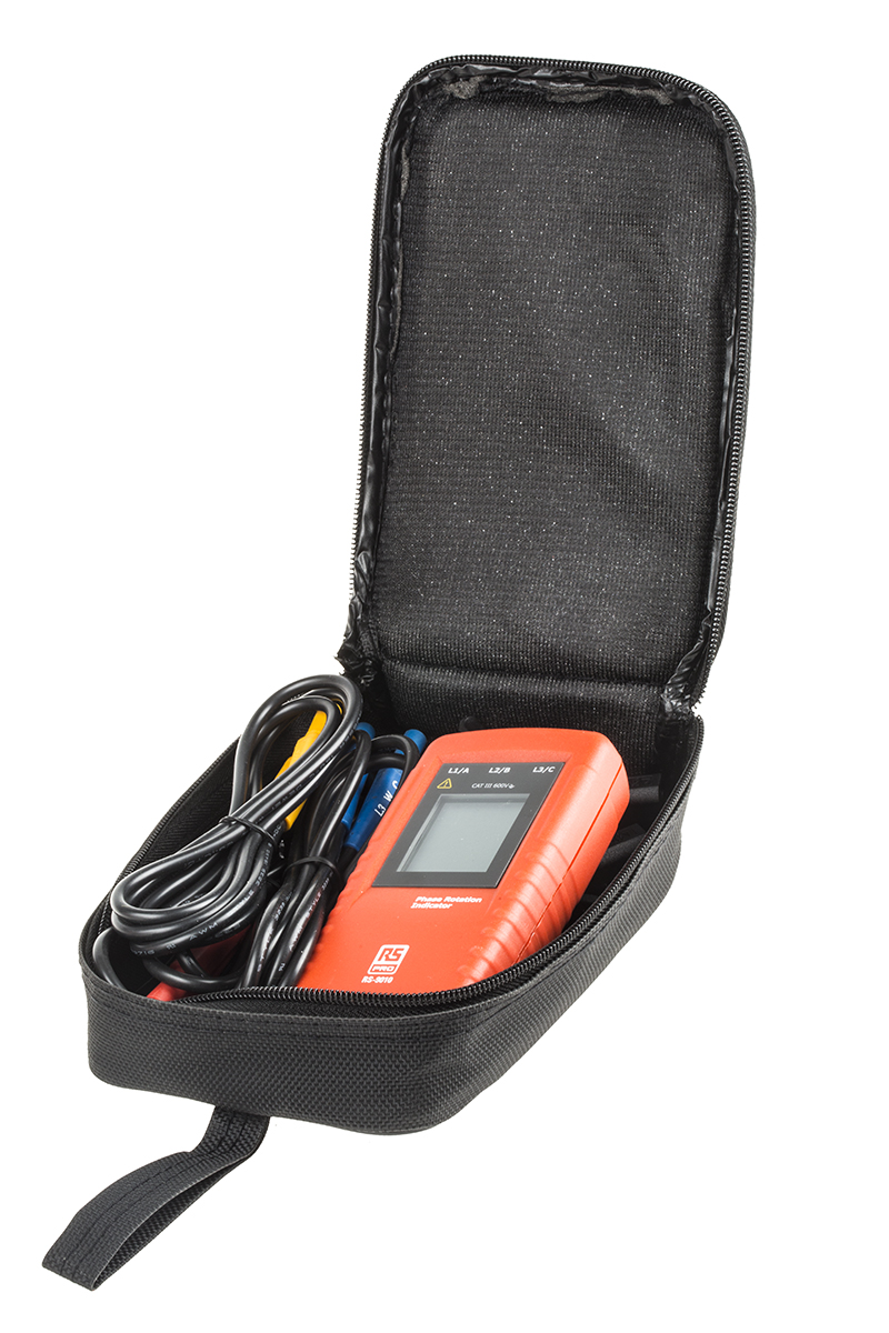 123-1933 RS PRO RS9010 Phase Rotation Tester 15 Hz, 400 Hz Max, 690V ac Max