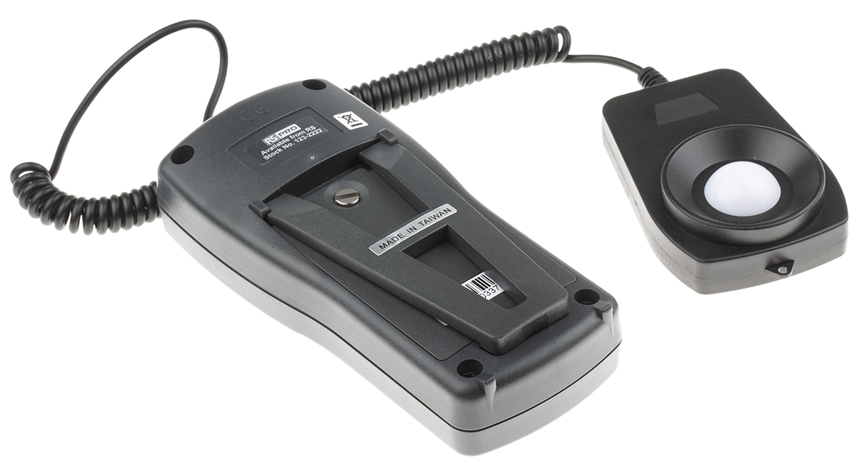 123-2222 RS PRO ILM 1337 Light Meter, 0lx to 20000 lx, ±3 % ±5 Digits