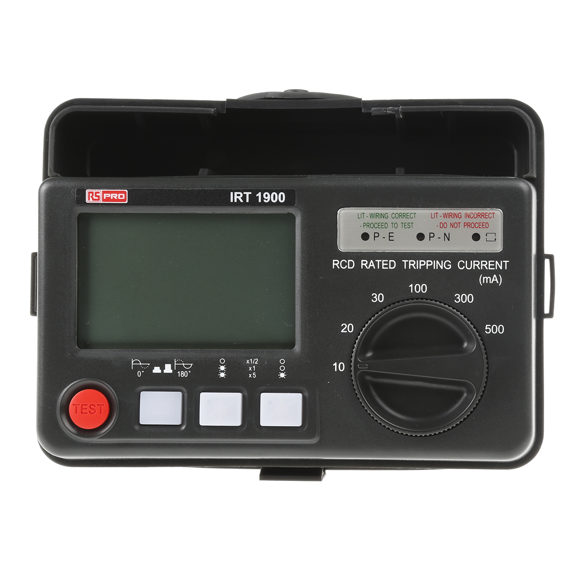 RS PRO Digital RCD Tester, RCD Test Type AC, RCD Test Current 500 mA