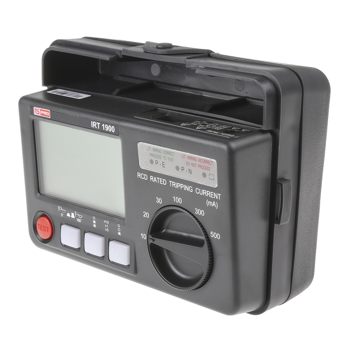 123-2240 RS PRO Digital RCD Tester, RCD Test Type AC, RCD Test Current 500 mA