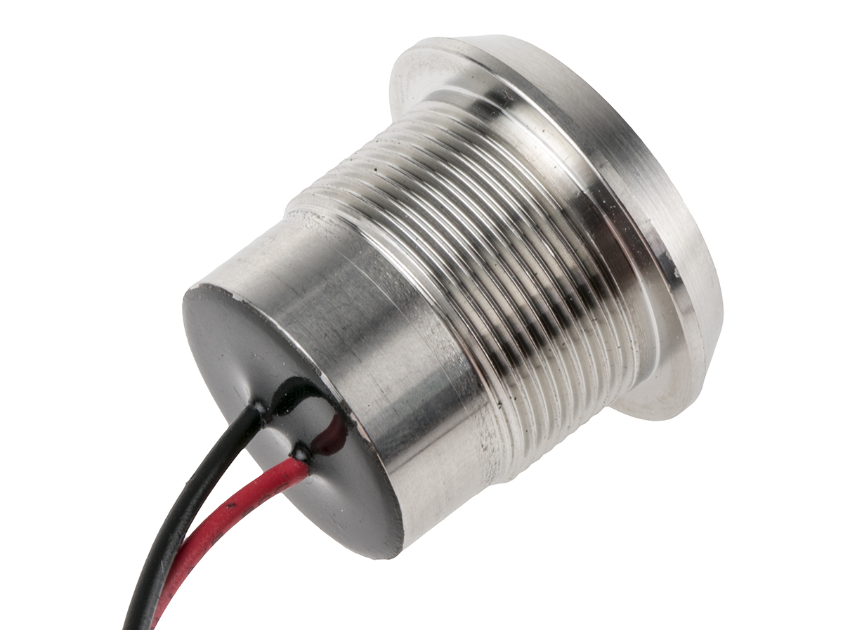 123-2427 RS PRO Green Panel Mount Indicator, 12V dc, Lead Wire Termination, IP67
