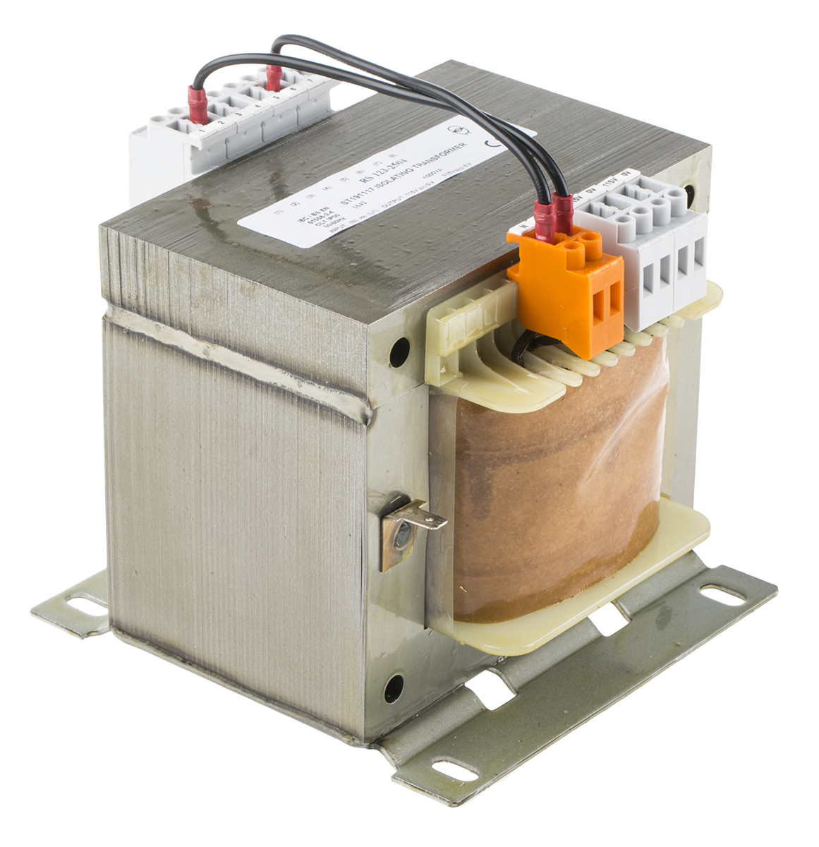 RS PRO 2 Output 1000 VA Chassis Mount Transformer, 2 x 115 V ac, IEC 61558-2-4