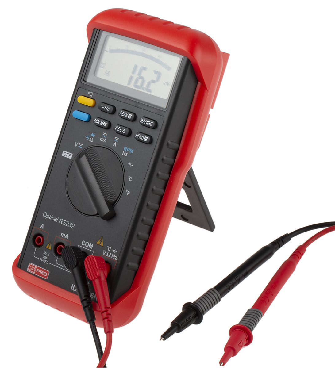 123-3236 RS PRO IDM106N IDM 103N/105N/106N Handheld Digital Multimeter True RMS, 10 A ac, 10 A dc, 1 kV ac