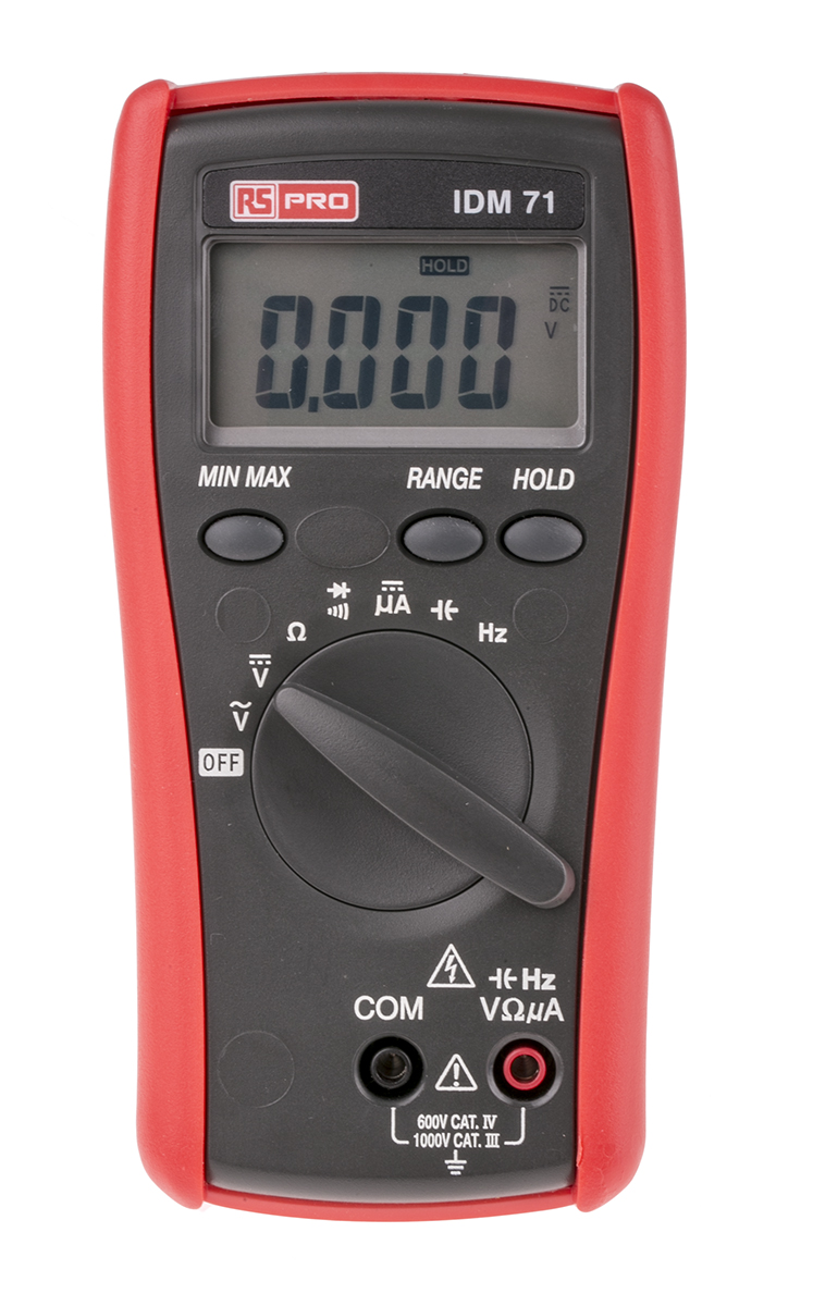 RS PRO IDM71 Handheld Digital Multimeter True RMS