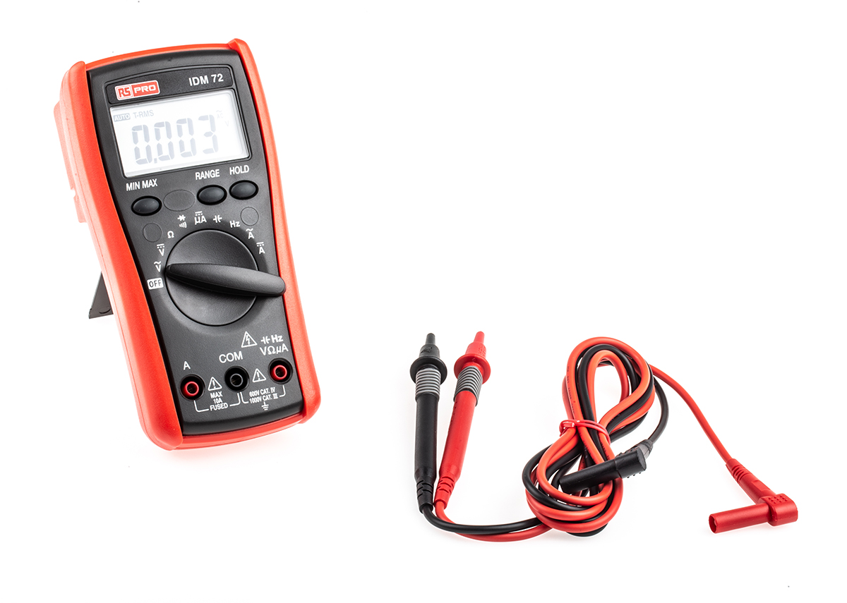 RS PRO IDM72 Handheld Digital Multimeter True RMS