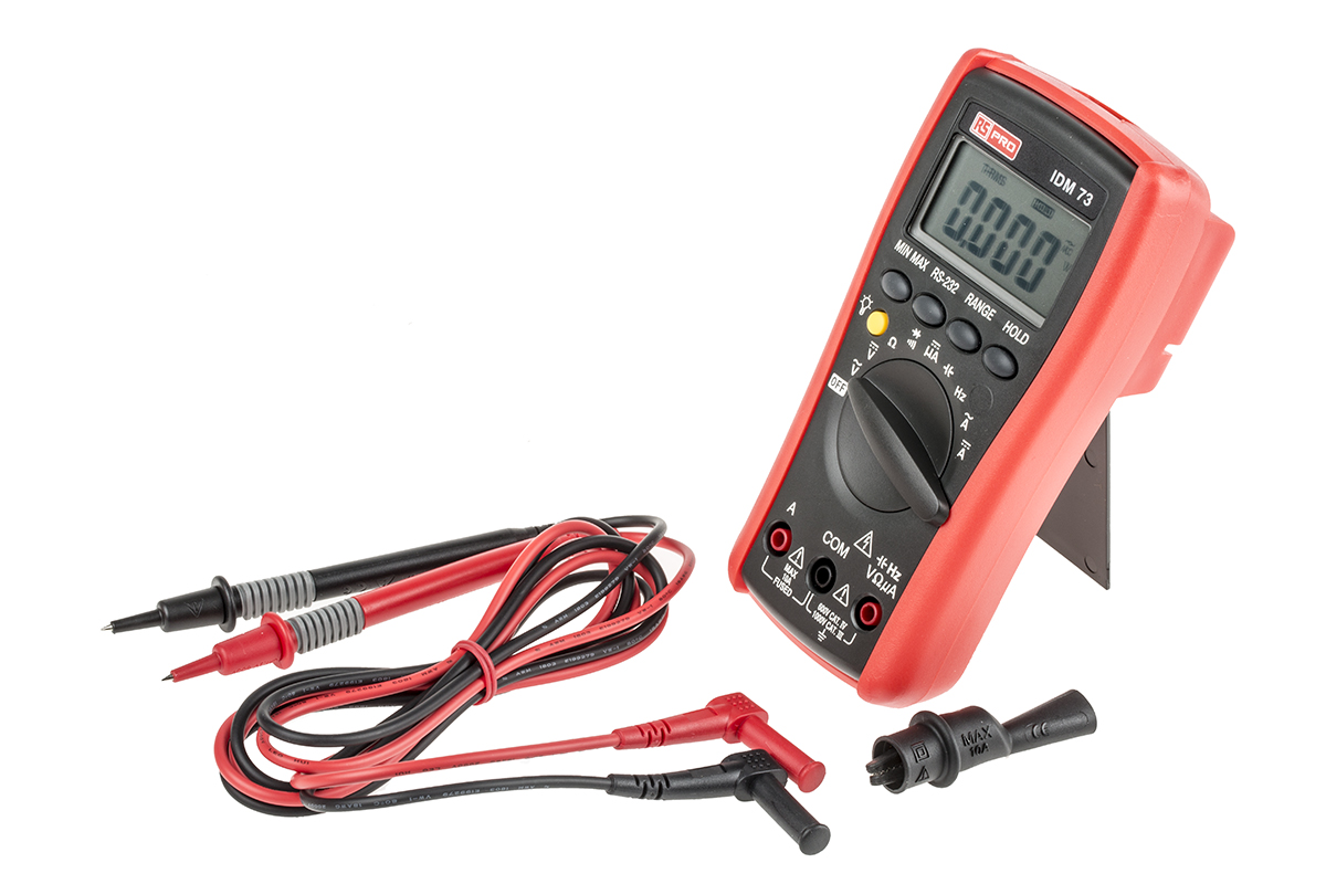 123-3243 RS PRO IDM73 Handheld Digital Multimeter True RMS