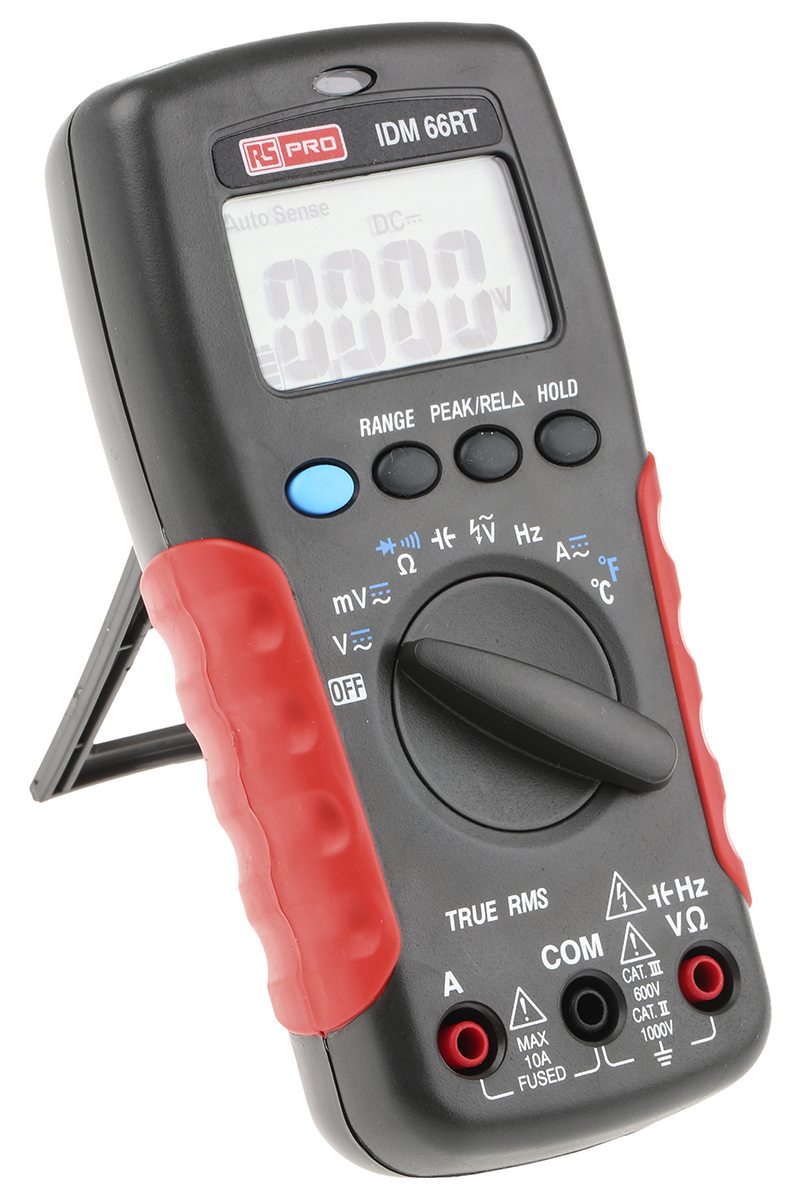 123-3253 RS PRO IDM66RT Handheld Digital Multimeter True RMS