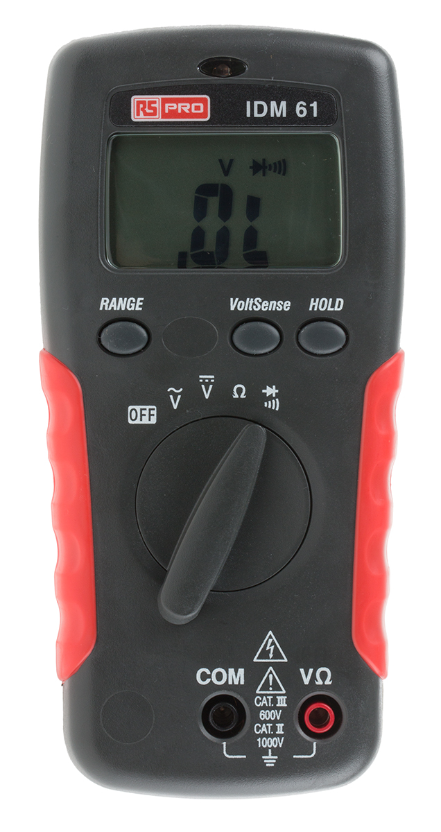 RS PRO IDM61 Handheld Digital Multimeter - UKAS Calibrated