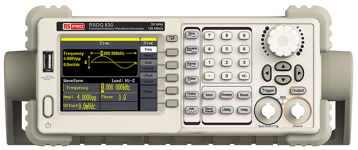 RS PRO Arbitrary Waveform Generator 30 MHz Max, 0 MHz Min