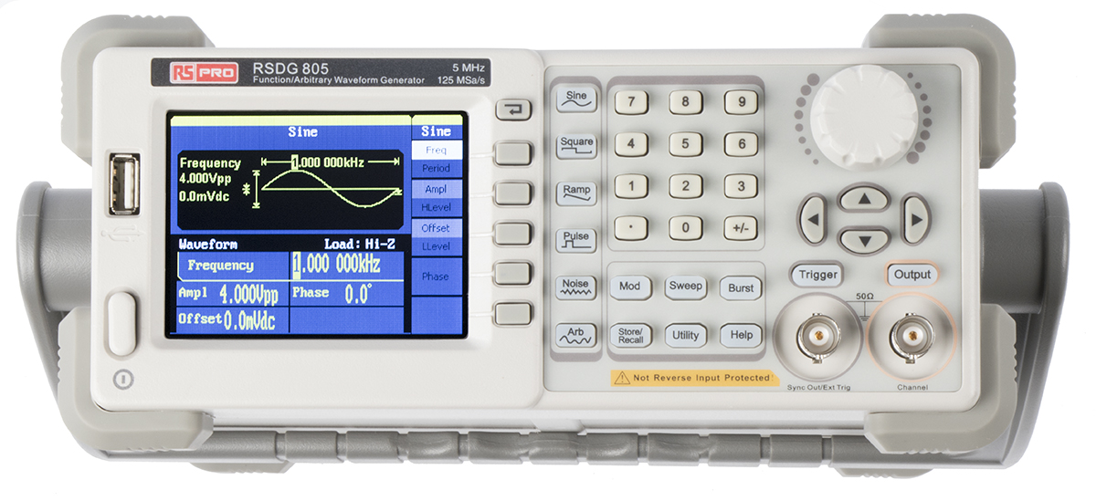 RS PRO Arbitrary Waveform Generator 5 MHz Max, 0 MHz Min, RSCAL