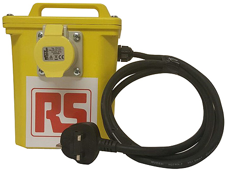123-7376 RS PRO Site Transformer, 230 V ac Primary, 110 V Secondary
