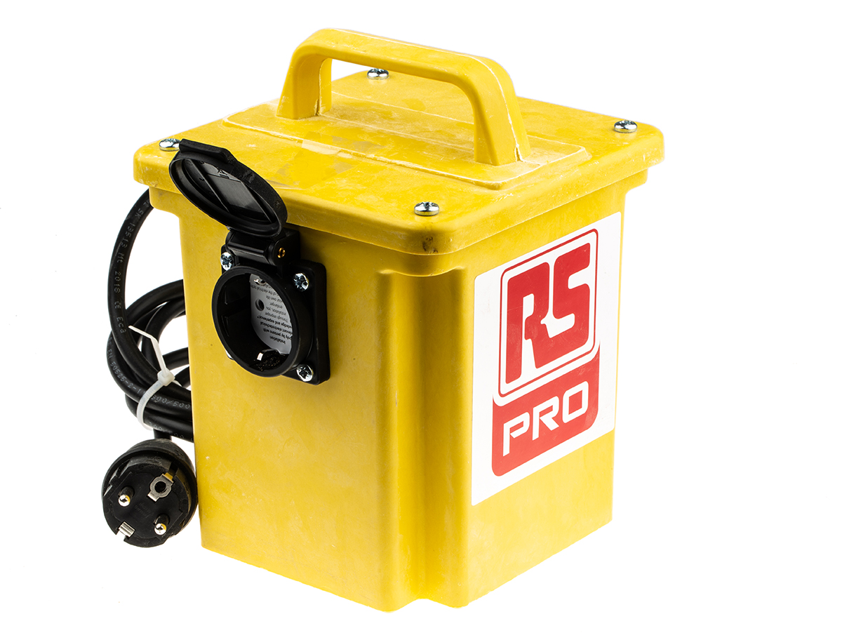 123-7381 RS PRO Site Transformer 20 kVA, 230 V ac Primary, 230 V ac Secondary, 16 A O/P