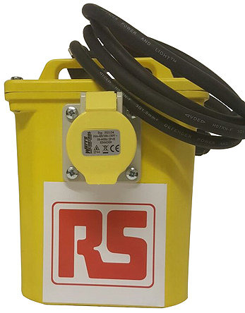 RS PRO Site Transformer, 230 V ac Primary, 110 V Secondary, 4 A O/P