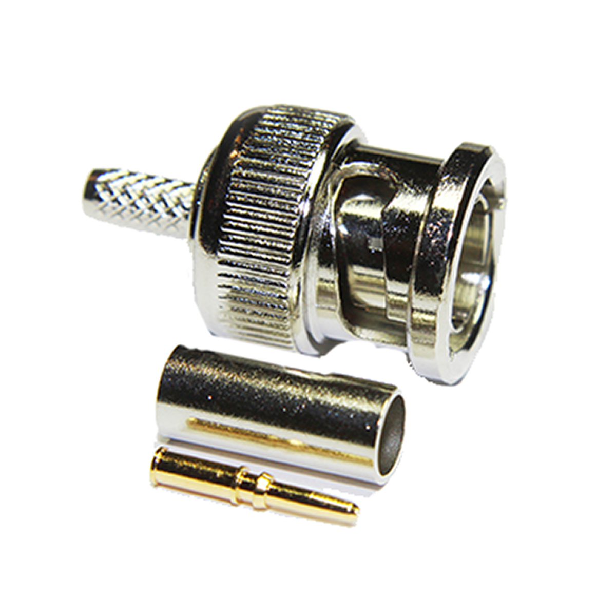 Interface Connectors BNC Series Cable Male BNC, 75 Ω, Straight Body Crimp
